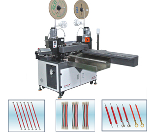 RQ-009全自動(dòng)排線(xiàn)端子機(jī)，4并線(xiàn)高效率產(chǎn)出